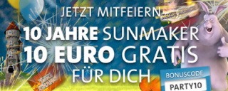 10 Jahre SunMaker Casino – Sicher Dir deinen Bonus