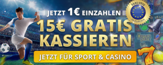 Nur für Kurze Zeit: 15€ Gratis im Sunmaker Casino