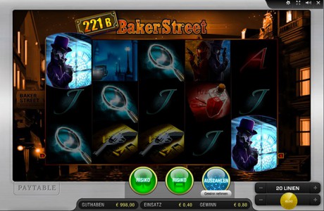 Jetzt anmelden und 221B Baker Street spielen