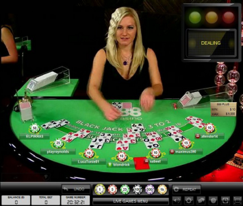 888 Casino Live Blackjack