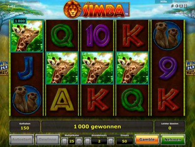 African Simba online spielen