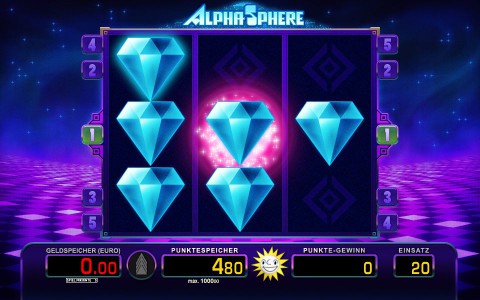 Features im Merkur Spiel Alpha Sphere