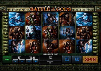 Melde Dich jetzt an und spiele Battle of the Gods