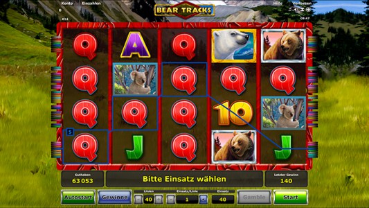 Bear Tracks online spielen - Jetzt anmelden!