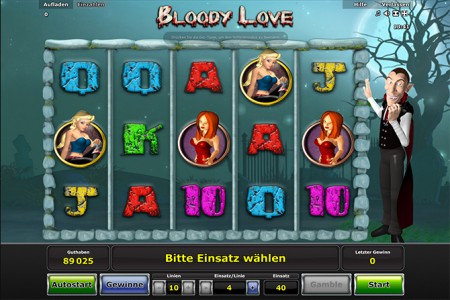 Melde Dich jetzt bei Stargames an und spiele Bloody Love