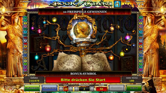 Book of Stars Bonus Symbol im Novoline Spiel