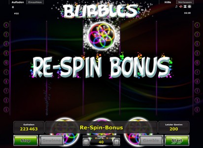 Bubbles Re-Spin Feature