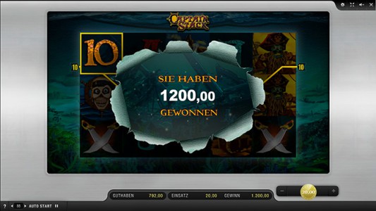 1200 Münzen im Merkur Spiel Captain Stack gewonnen