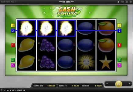 Cash Fruits Plus kostenlos spielen