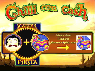 Bonus Spiel des Chilli Con Cash