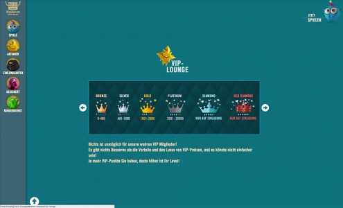 Die VIP Lounge für besondere Spieler