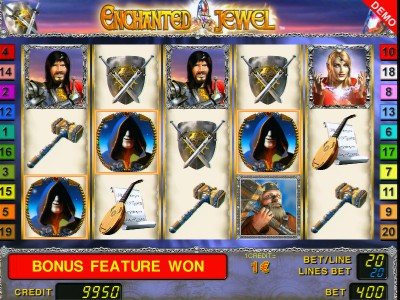 Bonus Gewinn bei Enchanted Jewel