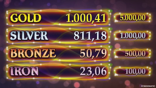 Die Gewinnauszahlung des Spielautomaten Four Seasons Jackpot