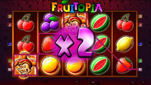 Alle Gewinne mal 2 im Merkur Spiel Fruitopia von Sunmaker