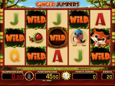 Ginger Jumpers mit Wild Symbolen