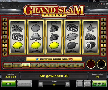 Zitronen als Gewinnsymbolkombination in Grand Slam Casino