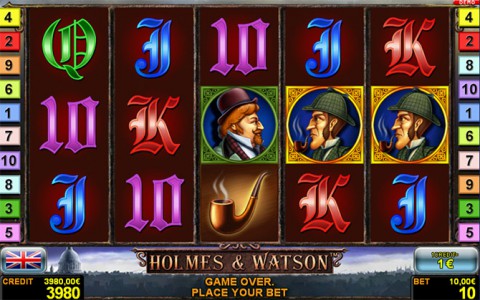 Holmes & Watson - Gewinn im Novoline Spiel
