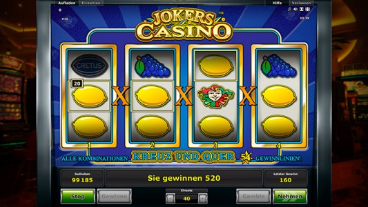 Jetzt anmelden und Jokers Casino spielen