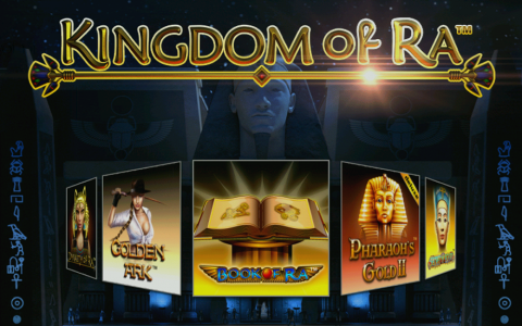 Spieleauswahl in Kingdom of Ra