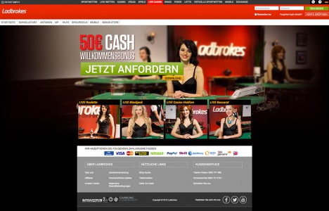 Das Live Casino Angebot des Anbieters