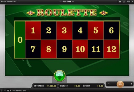 Magic Roulette - So kannst Du deine Wetten platzieren