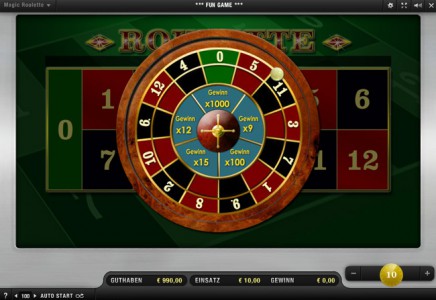 Magic Roulette online bei Sunmaker spielen