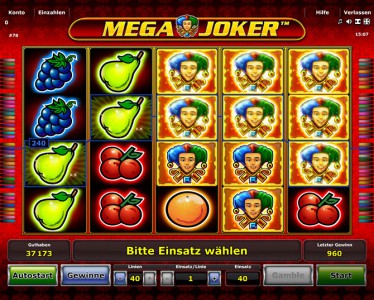 weiterer Gewinn im Stargames Spiel Mega Joker