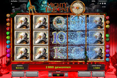 Das Poseidon Feature beim Mighty Trident spielen