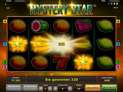 Tolle Gewinne warten auf Dich in Mystery Star von Stargames