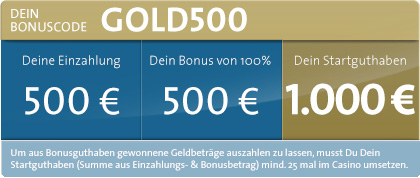 500 Euro Neukunden Bonus im SunMaker Casino
