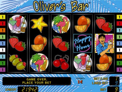 Olivers Bar Startbildschirm