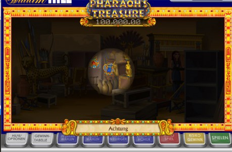 Wo ist der Jackpot in Pharaohs Treasure versteckt?