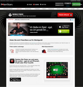 Immer und überall Poker spielen dann der PokerStars App