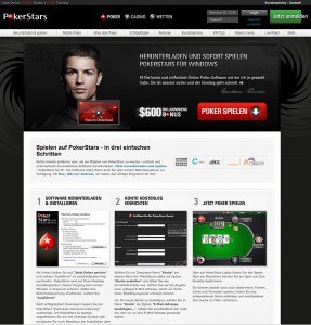 Herunterladen der PokerStars Software