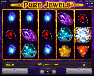 Gewinn im Stargames Spiel Pure Jewels