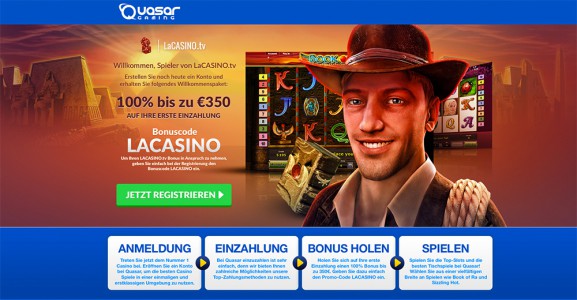 Der exklusive LaCasino.tv Bonuscode