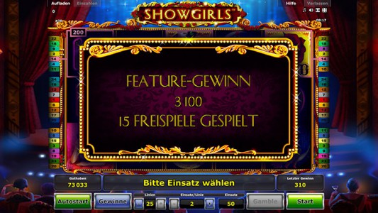 Worauf warten? Jetzt Showgirls spielen und bis zu 15 Freispiele sichern!