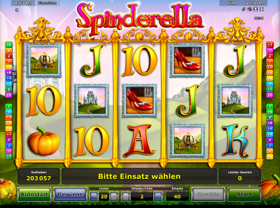 Stargames Spielautomaten Spiel Spinderella