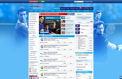 Sportwetten Angebot vom Sportingbet Casino