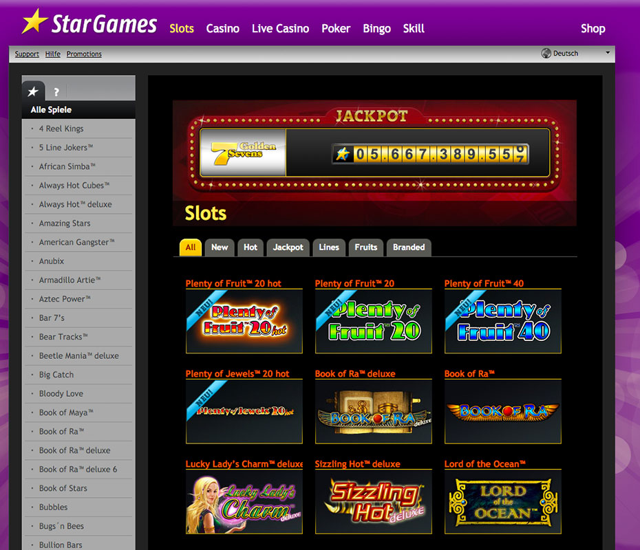 Stargames Online Casino