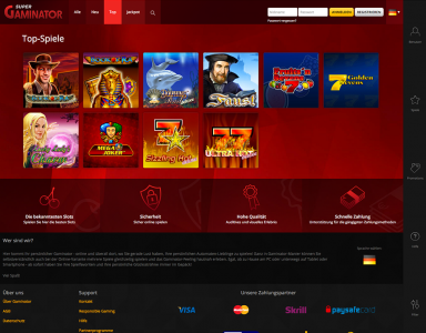 Die Top Spiele des Super Gaminator Casino