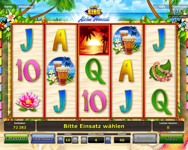 Der Stargames Spielautomat The Real King Aloha Hawaii