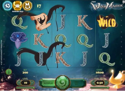 Bonus im The Wish Master Spielautomaten