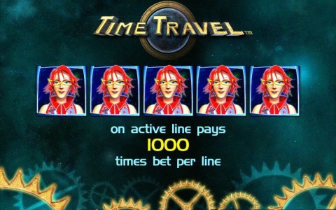 Aktive Gewinnlinien im Time Travel Spielautomaten