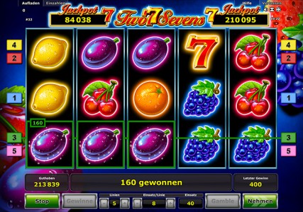 Jetzt anmelden und den Two Sevens Slot spielen