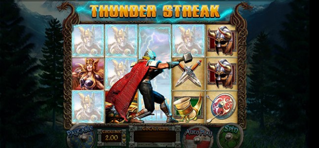 Thunder Streak Spin - Vikings of Fortune