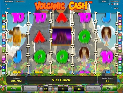 Spiele Volcanic Cash von Stargames